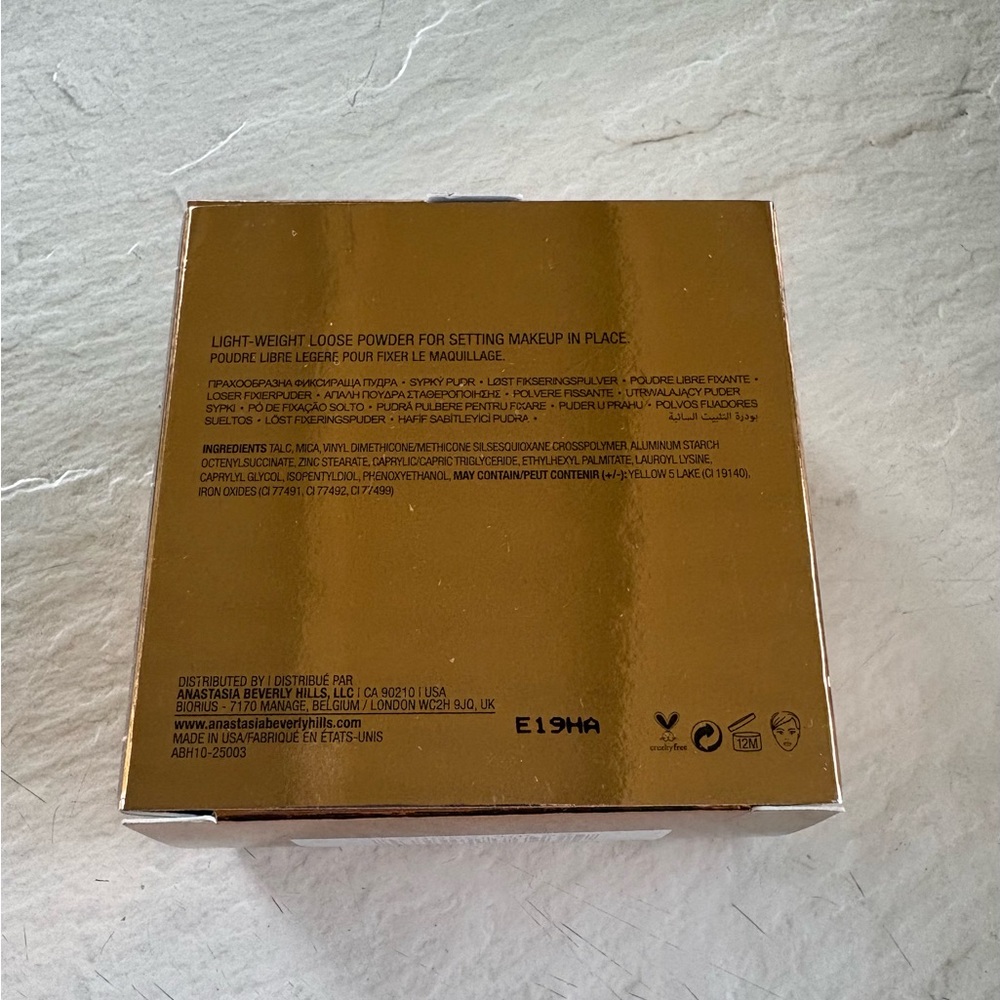 SAFETY SEALED! ANASTASIA BEVERLY HILLS LOOSE SETTING POWDER IN SHADE: DEEP PEACH - Picture 8 of 13